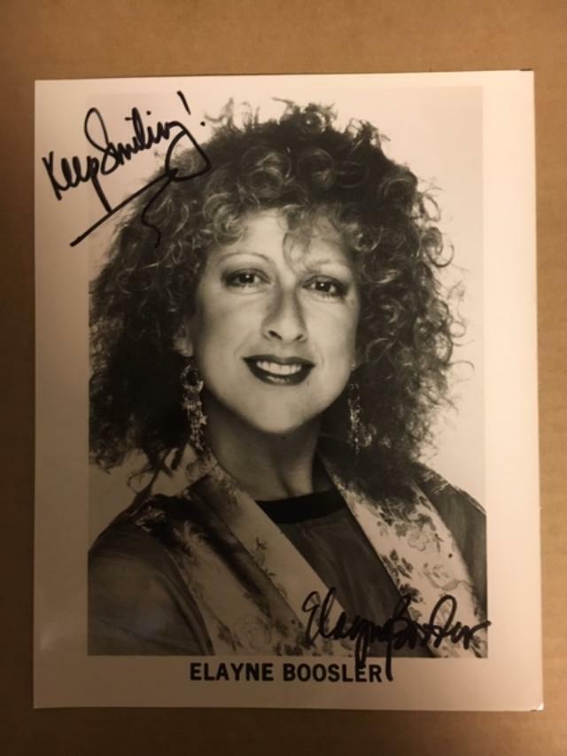 Elaine Boosler Boldly Signed 8x10 Photo Poster painting with Auction House COA