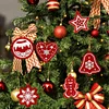 10pcs DIY Full Drills Diamond Painting Special Shape Christmas Tree Pendant