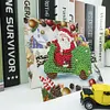 【Clearance Sale】8pcs Christmas-DIY Creative Diamond Greeting Card