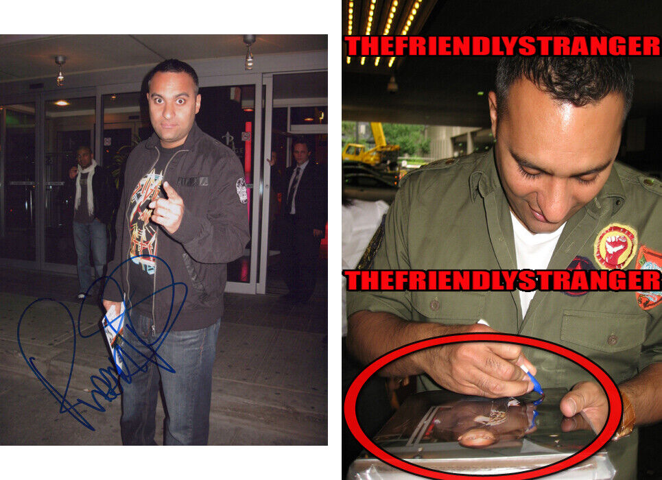 RUSSELL PETERS signed Autographed 8X10 Photo Poster painting a EXACT PROOF - Funny Comedian COA