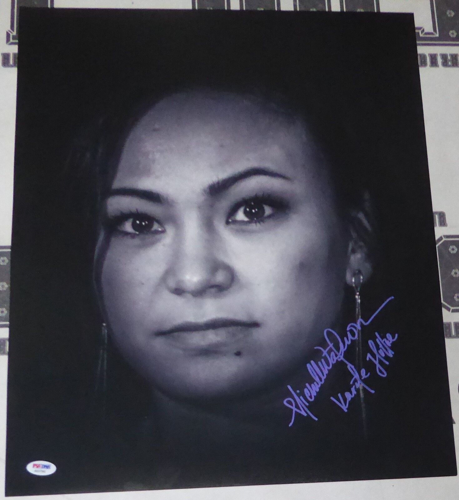 Michelle Waterson Signed UFC 16x20 Photo Poster painting PSA/DNA COA Karate Hottie Picture Auto