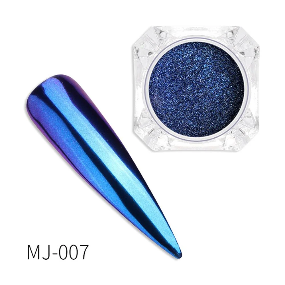 0.2g/ Box Glitter Magic Mirror Dust Powder Chameleon Aurora Nail Art Chrome Pigment Nail Decoration DIY Nail Art Glitter Tools