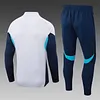 Joyfball 2025/2026 Arsenal Half-Pull Training Suit Light gray Football Shirt 1:1 Thai Quality