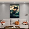 Timber Wolf-11CT Stamped Cross Stitch 40*60cm (Big Size)