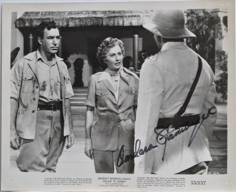 BARBARA STANWYCK SIGNED Photo Poster painting Escape To Burma Ziegfeld Girl Dr. Jekyll and Mr. Hyde Somewhere Ill Find You wcoa