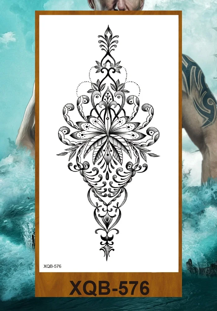 Temporary Tattoos Stickers Woman Arm Neck Chest Fake Tattos Girl Flower Cute Fox Mask Pussy Cat Body Makeup Waterproof Serpenti