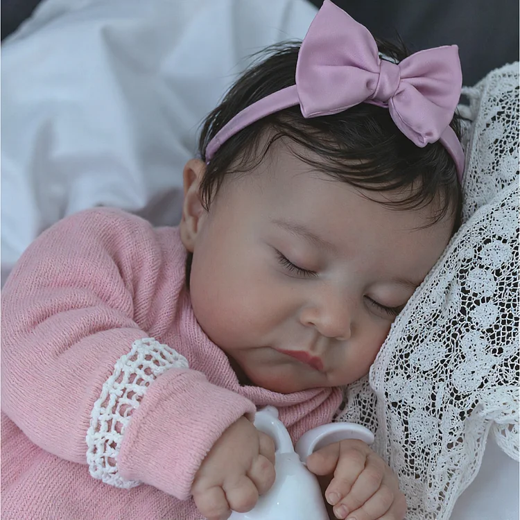 12"&16" Full Body Silicone Bendable Reborn Baby Doll Girl Sonny, Touch Just Like a Real Baby By Dollreborns®