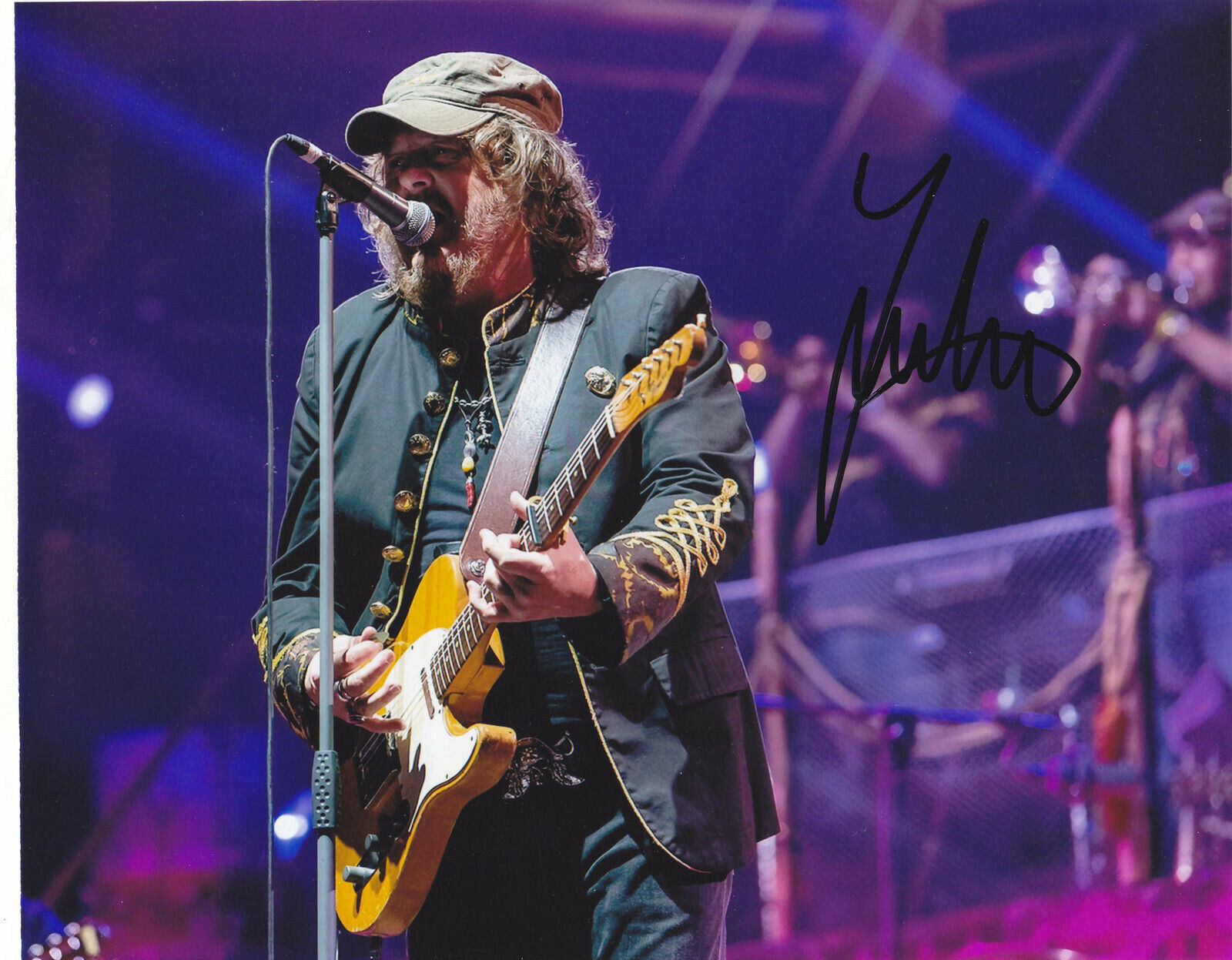 ZUCCHERO FORNACIARI SIGNED AUTOGRAPH 8X10 Photo Poster painting BLUES ROCK ITALY EXACT PROOF