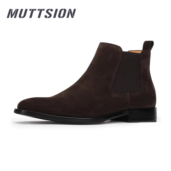 MUTTSION Fashion High Top Suede Leather Martin Boots MUTTSION.COM MUTTSION