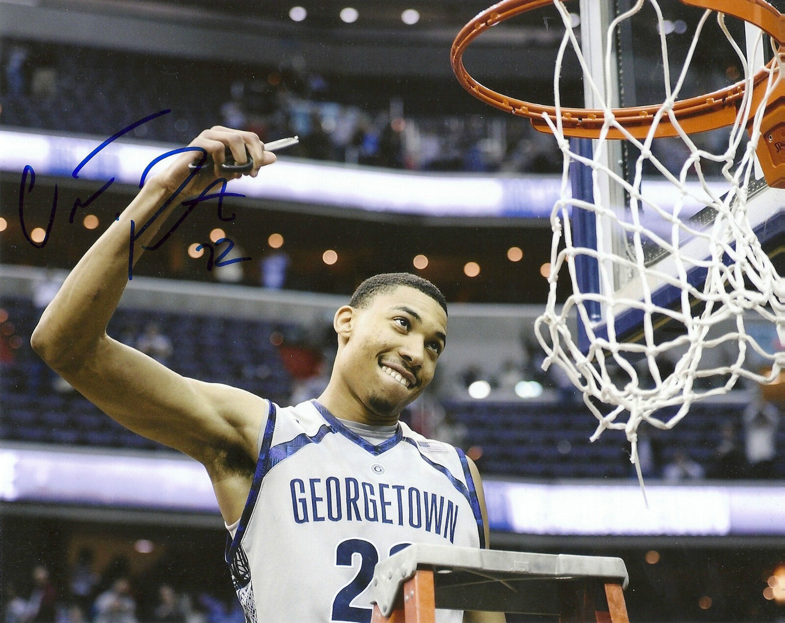 OTTO PORTER 'GEORGETOWN HOYAS' SIGNED 8X10 PICTURE *COA *PROOF 2