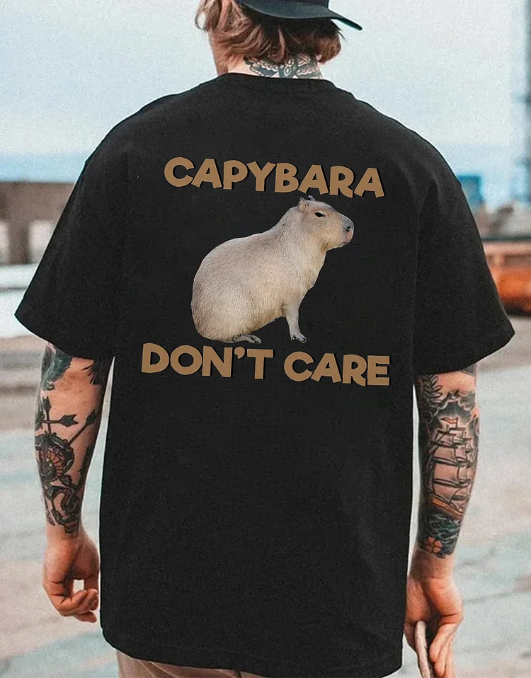 Capybara Don't Care T-shirt