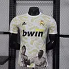 2025/2026 Player Version Real Madrid Special Edition Light Yellow Football Shirt 1:1 Thai Quality