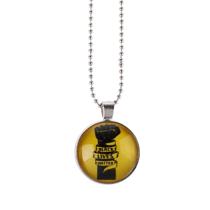 Timepiece Letter Pendant Necklace
