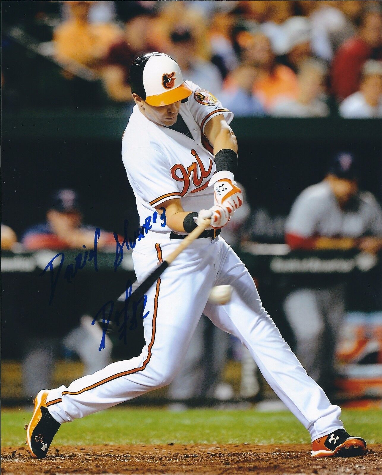 Autographed DARIEL ALVAREZ Baltimore Orioles 8x10 Photo Poster painting- COA