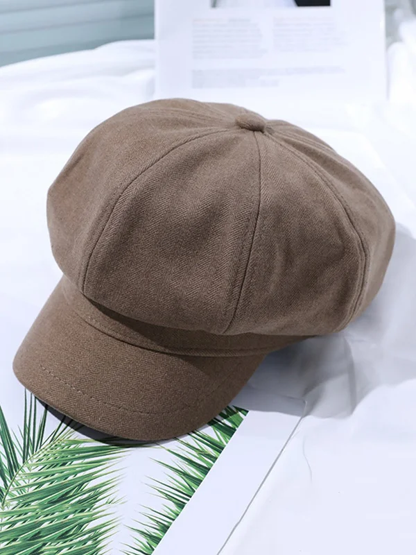 Simple 4 Colors Beret Hat