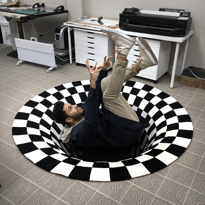 3D VORTEX ILLUSION RUG