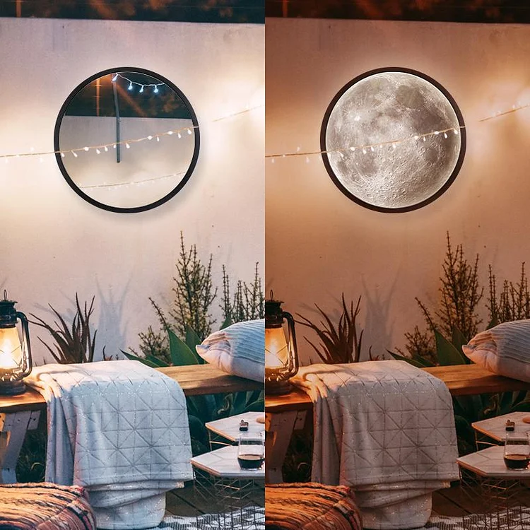 LED Lunar Mirror Light