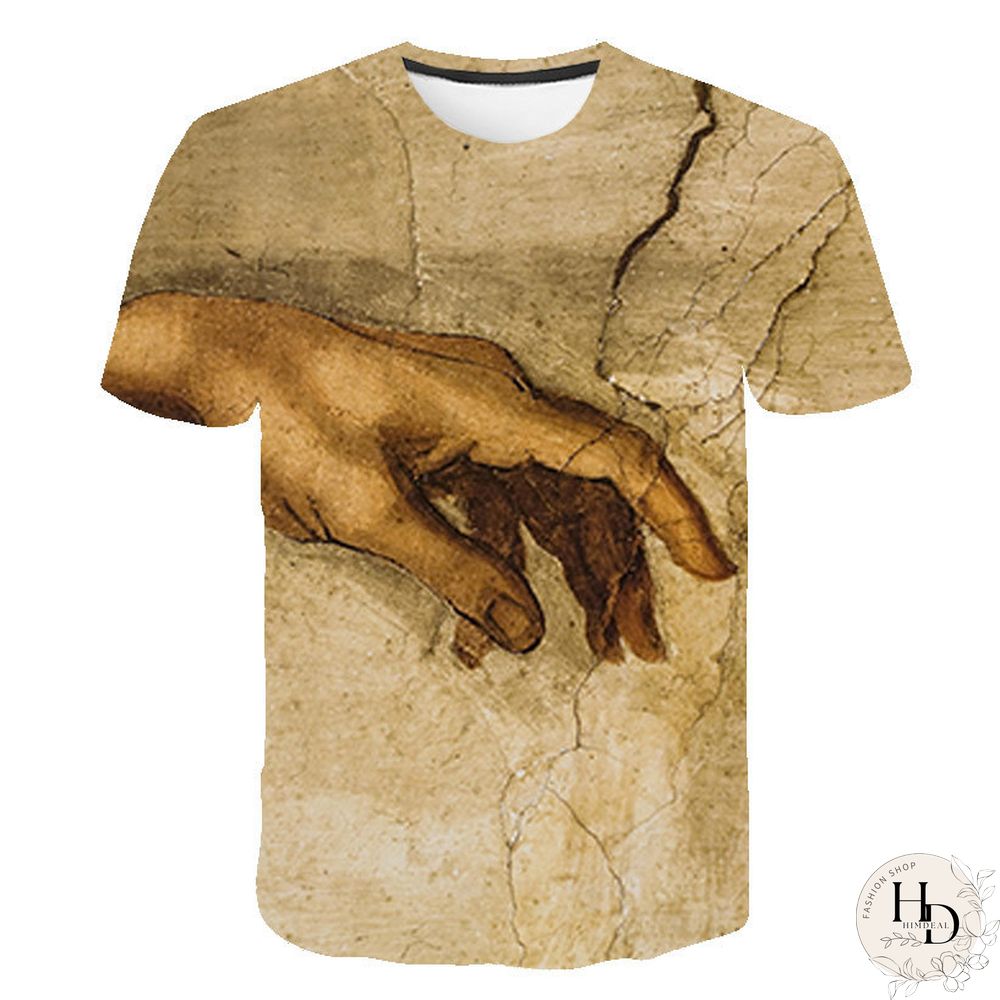 Summer Streetwear Scary Man Male 3D Print Creative Character Casual Shirt Plus Size Short Sleeve Tees Tops Clothing