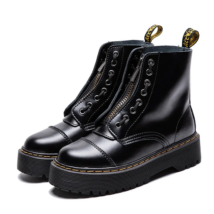 Women's & Men's Platform Martin Shooting Genuine Muffin Boots