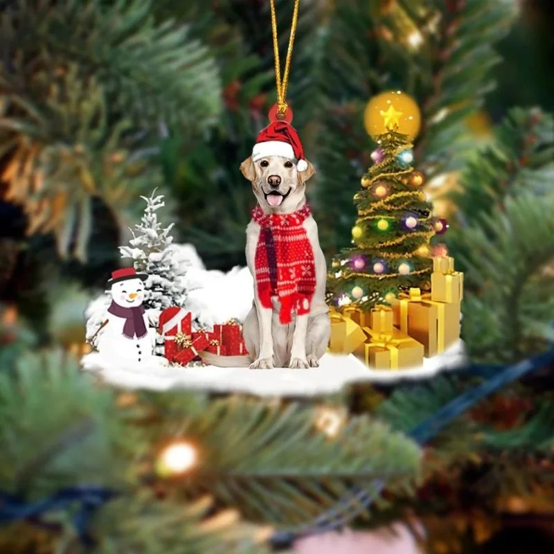 VigorDaily Labrador Retriever Christmas Ornament SM161