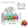 DIY Diamond Art Tissue Box Holder PULeather Crystal Mosaic Desktop Organizer Bag Resin Rhinestone Storage Organizer Gem Art Home Office Decor Craft Gift for Women