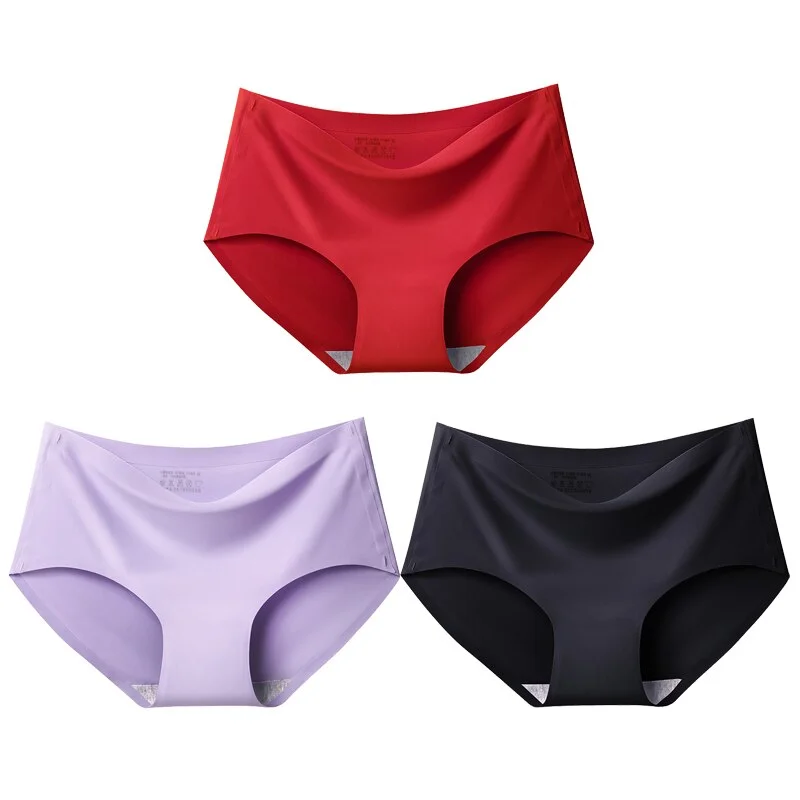 Meet'r 3Pcs/lot Seamless Panty Set Underwear Female Comfort Intimates Female Low-Rise Briefs G String Lingerie Drop Shipping