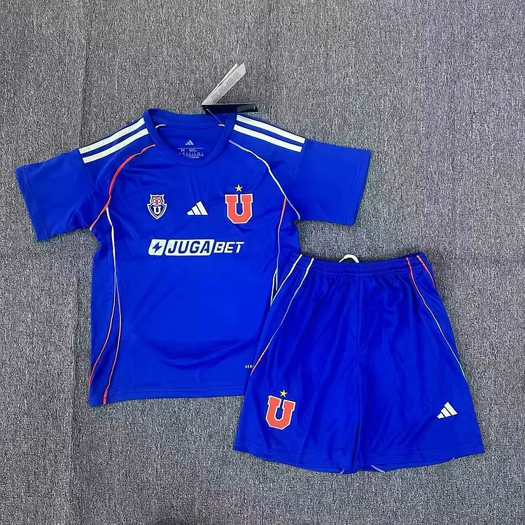 2025-26-Universidad de Chile Home-Jersey-Children's Kit