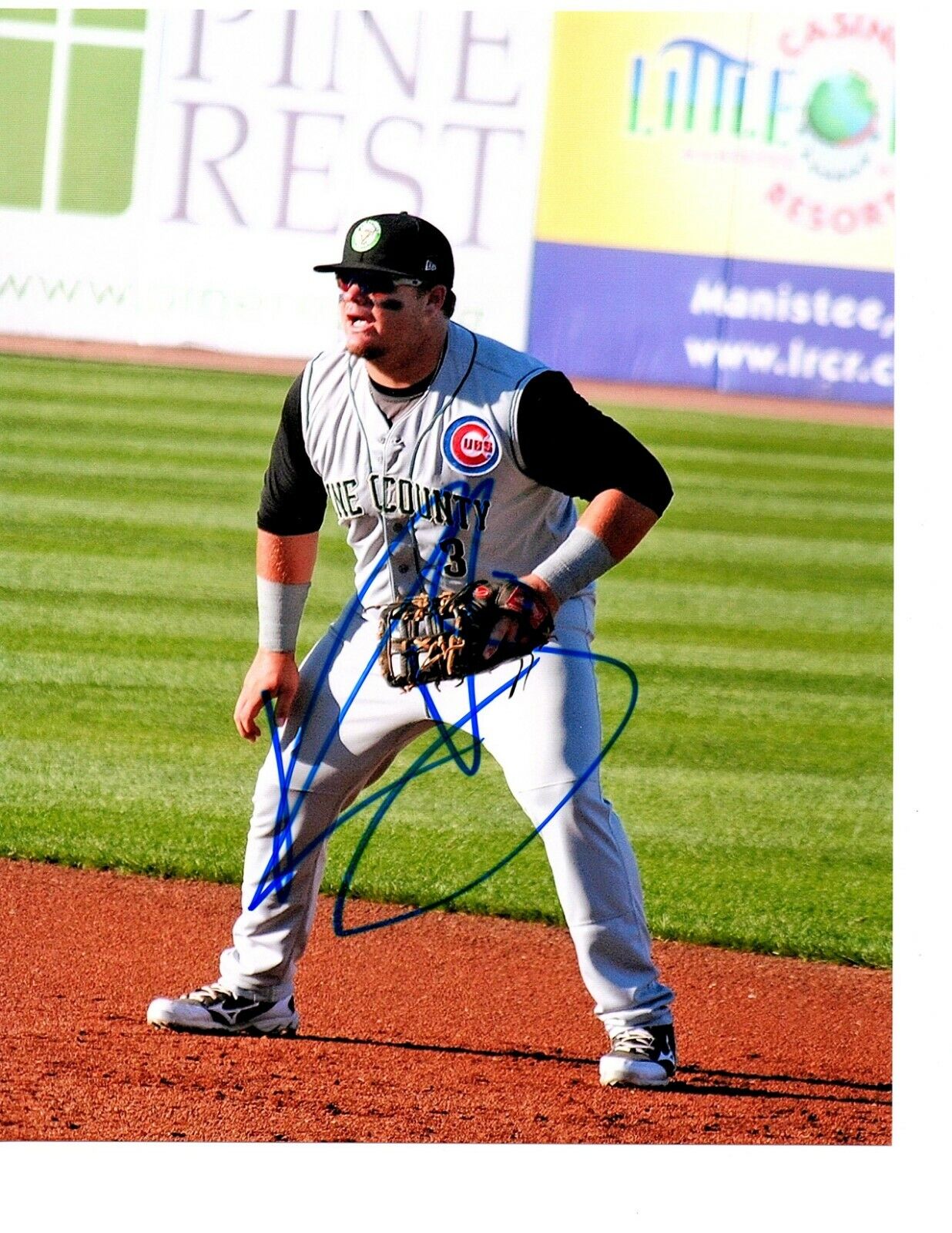 Dan Vogelbach Seattle Mariners Cubs hand signed auto 8x10 Photo Poster painting Kane County