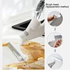 Multifunctional Press Water Spray Cleaning Brush Kitchen Sponge Brush Wall Tile Brush Glass Wiper Gap Brush