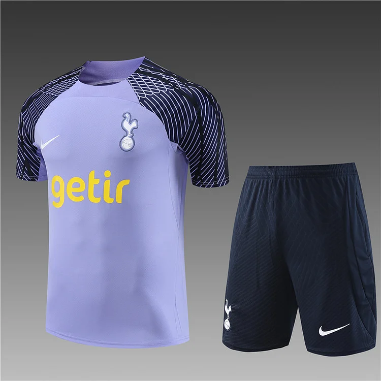 2023-24 Tottenham Hotspur purple short-sleeved training jersey