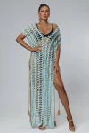 Change Locations Cover Up Handmade Crochet Long Coverup