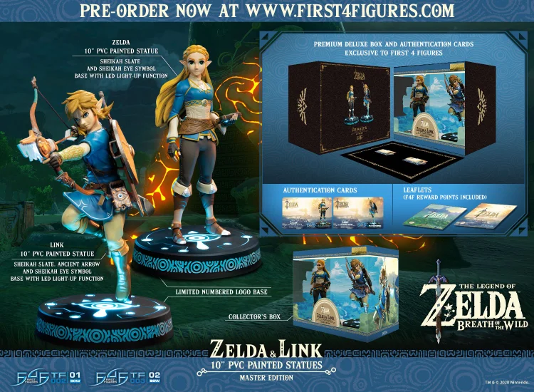  The Legend of Zelda: Breath of the Wild - MIPHA PVC STATUE Collector's  Edition : Toys & Games