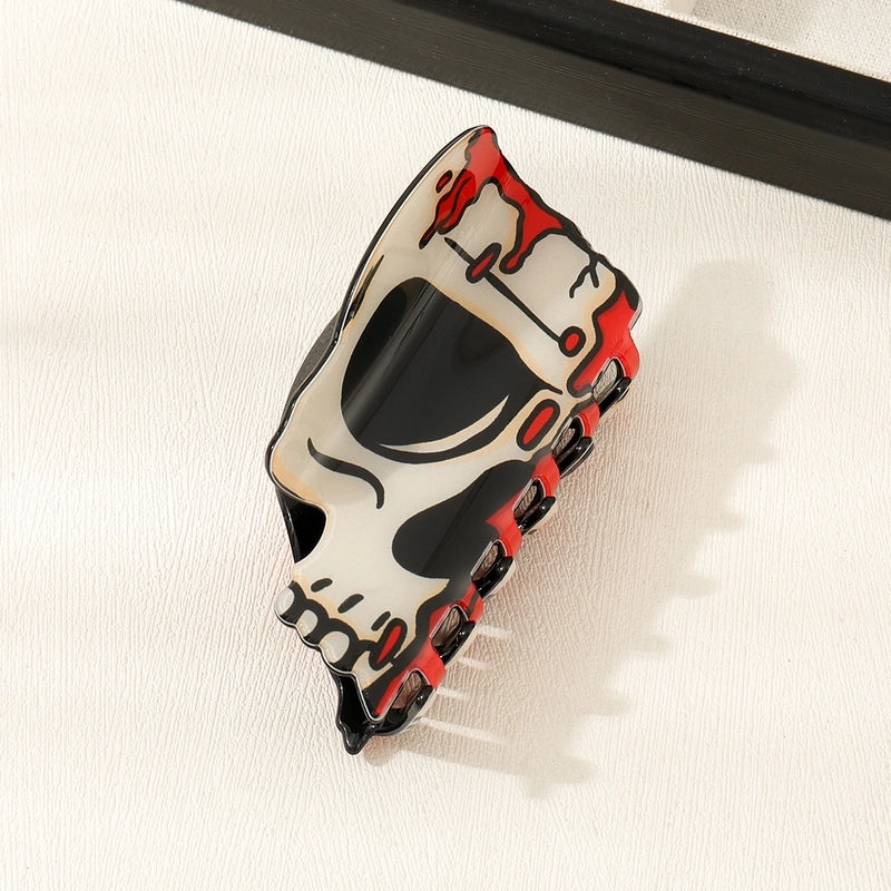 Halloween Funny Women’s Color Block Arylic Hair Claws