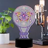 DIY Diamond Painting 7 Color Night Light Lamp Home Decoration Ornament Gift Kit(Butterfly)