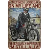 Old&Motocycle - Metal Tin Signs(8*12Inch/12*16Inch) - Garage