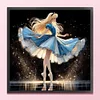 (Counted/Stamped)Ballet Alice Silhouette-11CT Cross Stitch 40*40cm