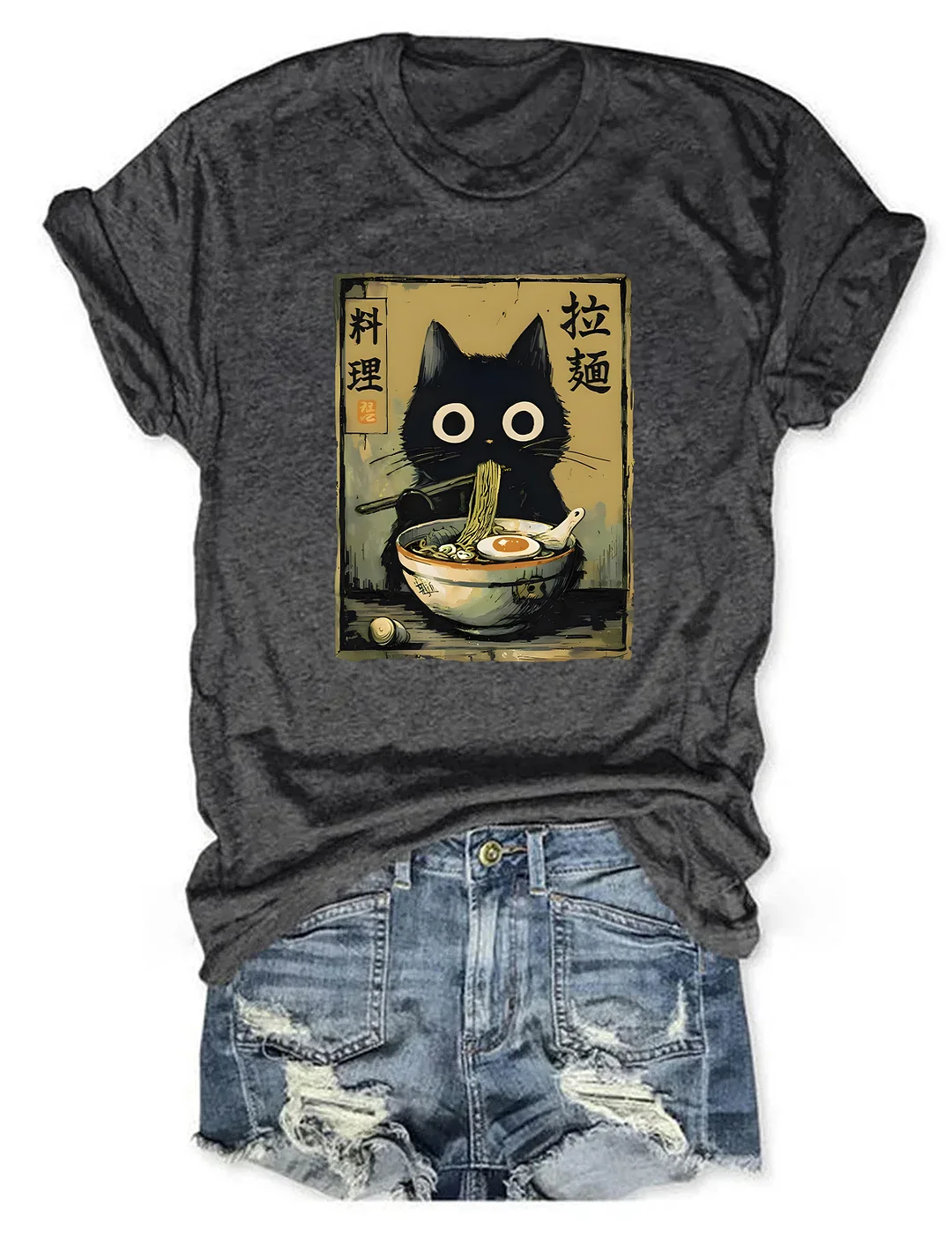 Ramen Cat T-shirt