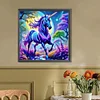 (40*40cm)Unicorn - Round AB Drill Diamond Painting
