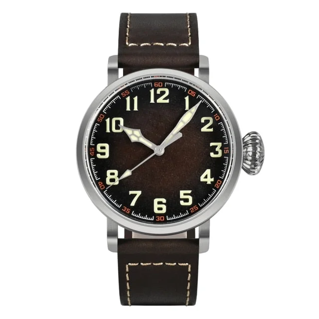 San Martin SN095 Men Watch 40mm Pilot Automatic Mechanical YN55 PT5000 SW200 San Martin Watch san martin watchSan Martin Watch