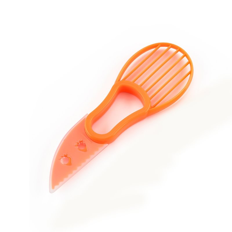3-in-1 Avocado Slicer Shea Corer Butter Fruit Peeler Cutter Pulp Separator Plastic Knife Kitchen Vegetable Tools Kitchen Gadgets | IFYHOME