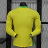 2025 Player Version Brazil Home Long Sleeve Football Shirt 1:1 Thai Quality