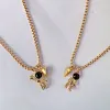 2 colliers de couple d'astronautes
