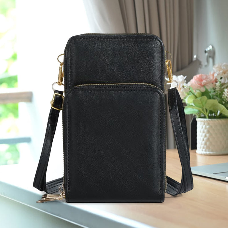 Three-layer Zipper Multifunctional Mobile Phone Bag | 168DEAL