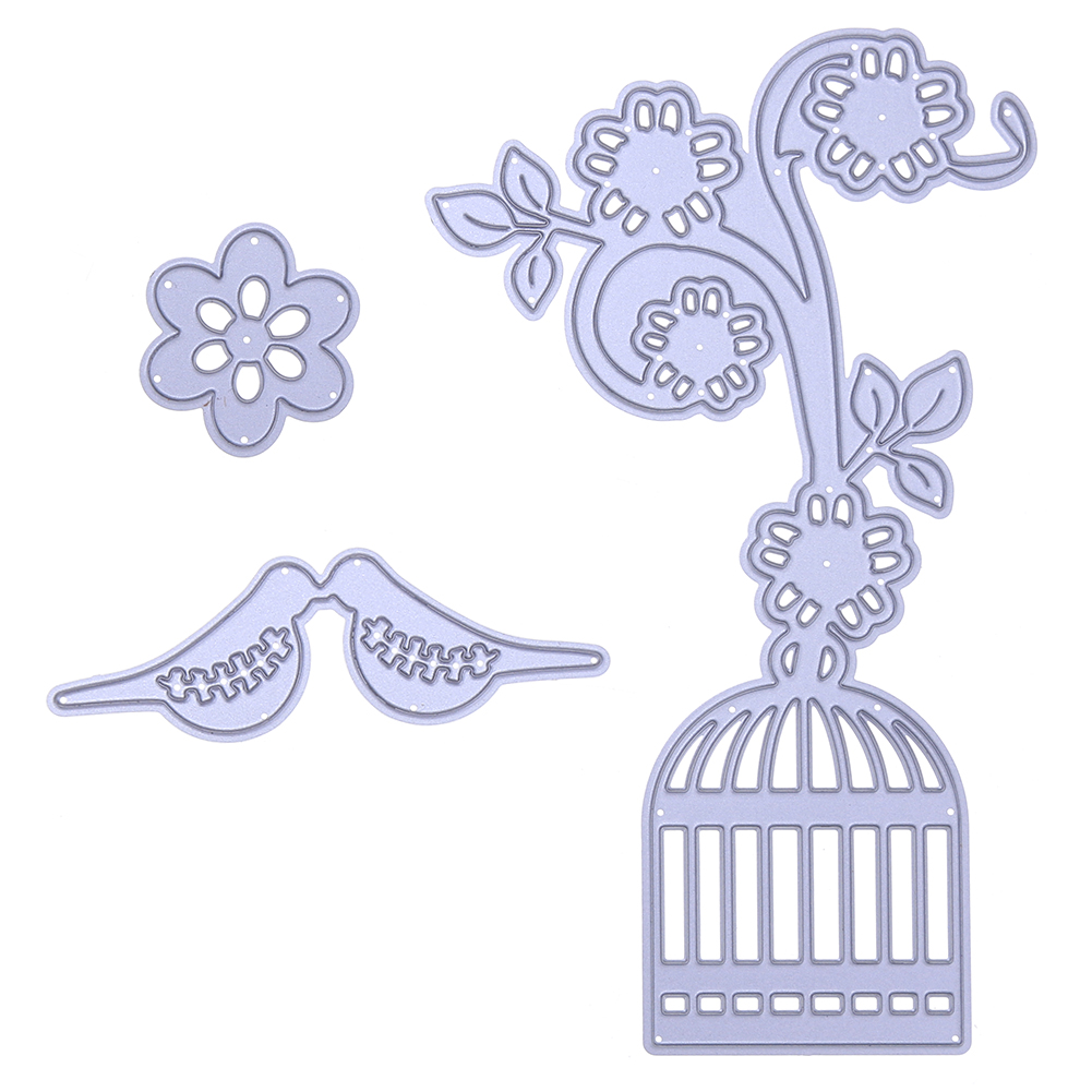 

3pcs Small Flowerpot Metal Cutting Dies Stencil DIY Scrapbooking Paper Card-195286, 501 Original