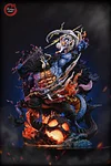 Human-Beast Form Kaido vs Nika Luffy with LED - ONE PIECE Resin Statue - Fantasy Studios