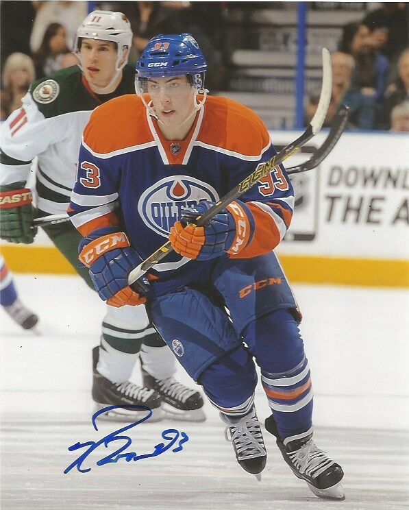 Edmonton Oilers Ryan Nugent Hopkins Signed Autographed 8x10 Photo Poster painting COA A