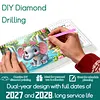 Elephant Diamond Art Monthly Flip Tabletop Calendar January 2027 - December 2028 Small Desktop Calendar Planner 24 Months for Living Room Bedroom Office Desk Gift Giving