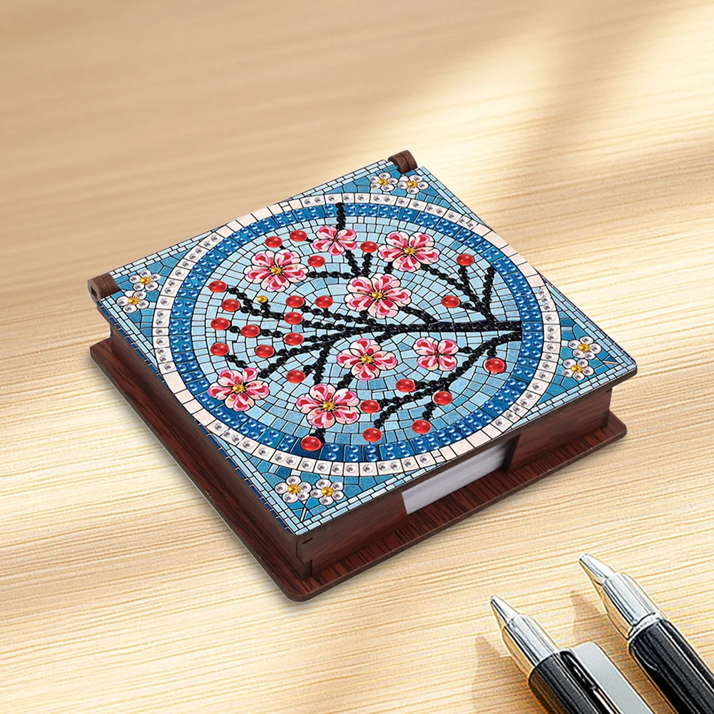 DIY Flower Diamond Painting Note Box Paper 160 Sheets of Paper for DIY Art Craft