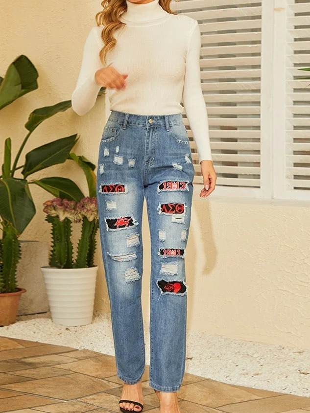 Women Bottoms Jeans Graphic