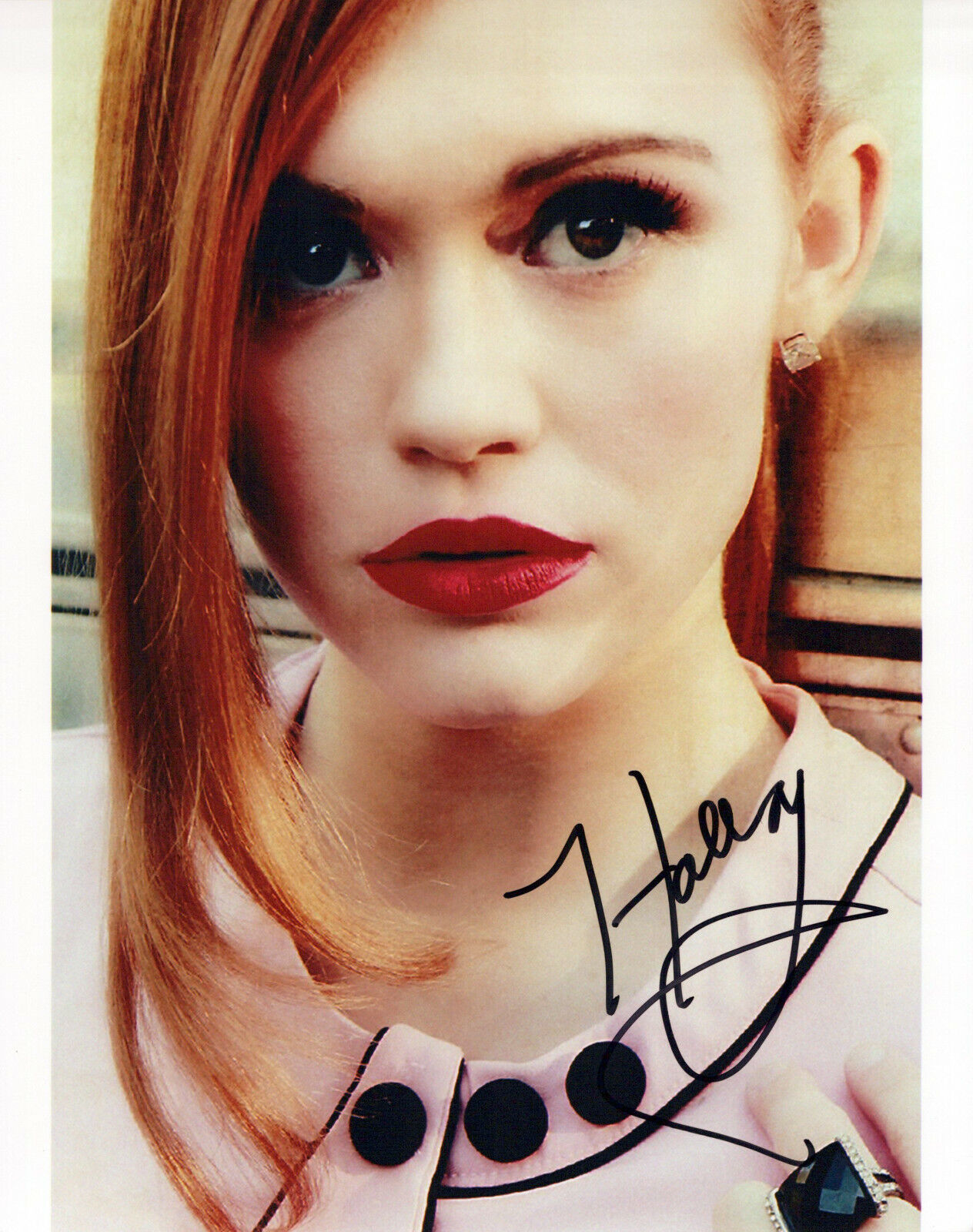 Holland Roden glamour shot autographed Photo Poster painting signed 8x10 #2